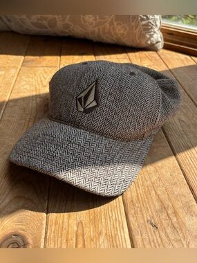 Volcom Brown Tweed Wool Cap
